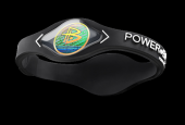 Silikonový Power Balance náramek černý